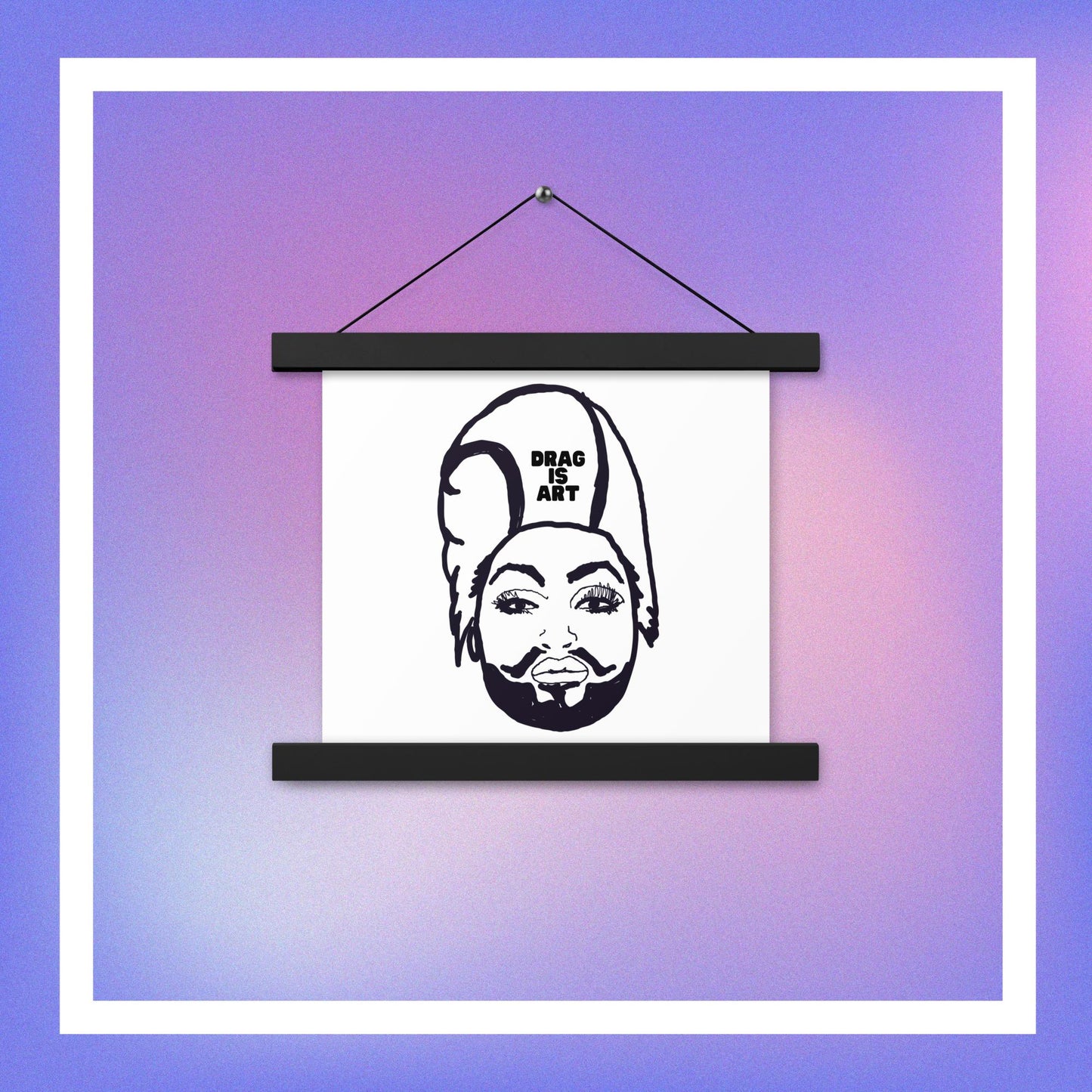 The Stache - Hanging Wall Art