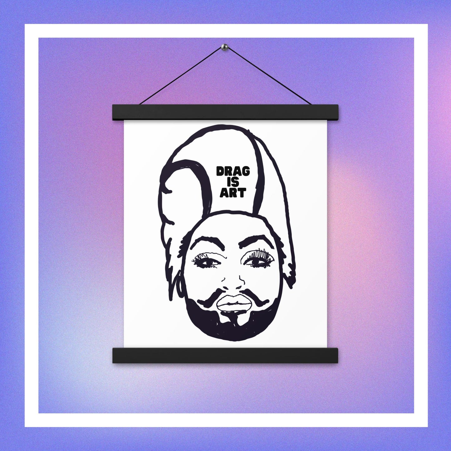 The Stache - Hanging Wall Art