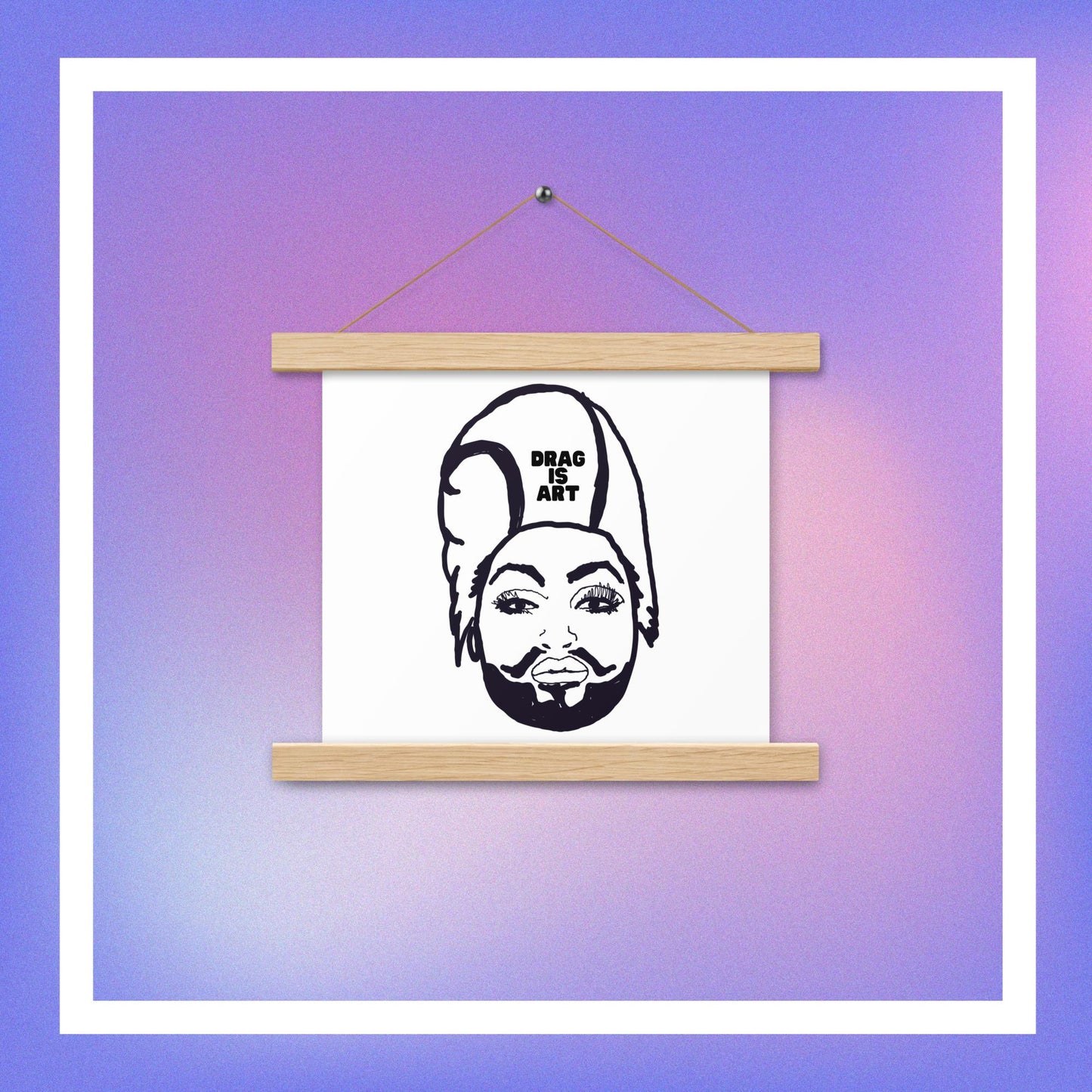 The Stache - Hanging Wall Art