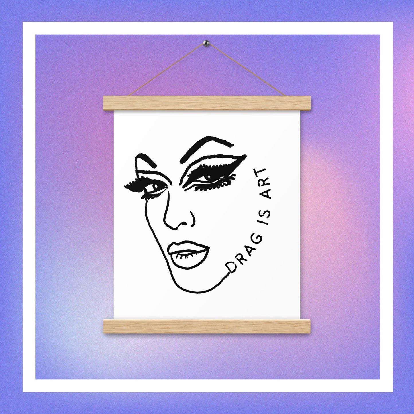 The Face - Hanging Wall Art