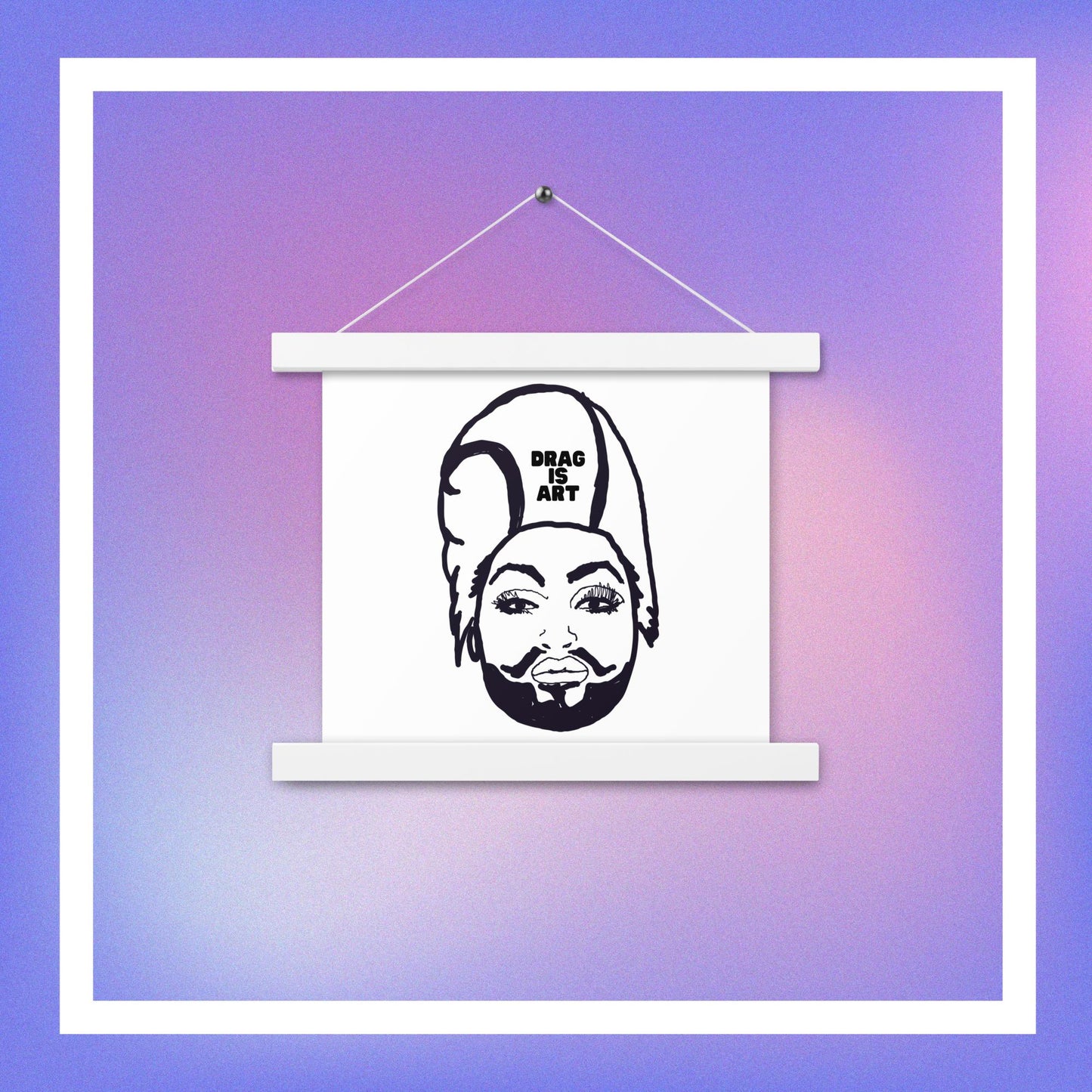 The Stache - Hanging Wall Art