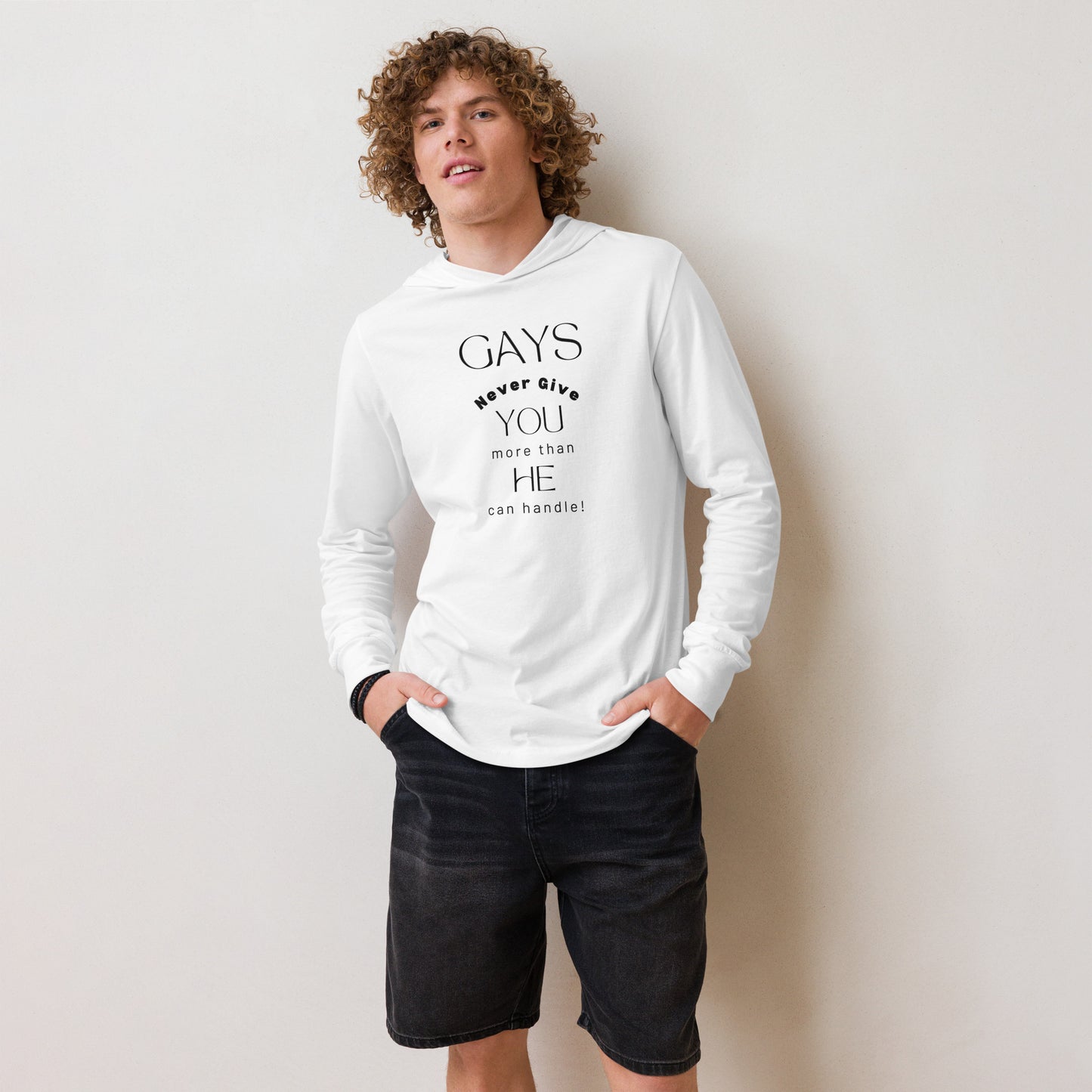 More than He can handle hooded shirt