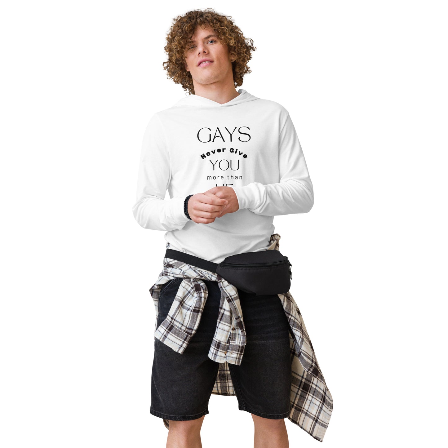 More than He can handle hooded shirt