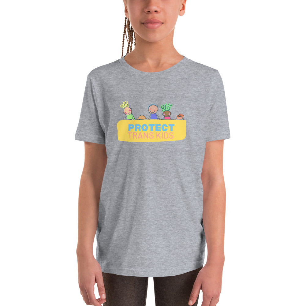 Protect Trans kids - Youth Short Sleeve T-Shirt