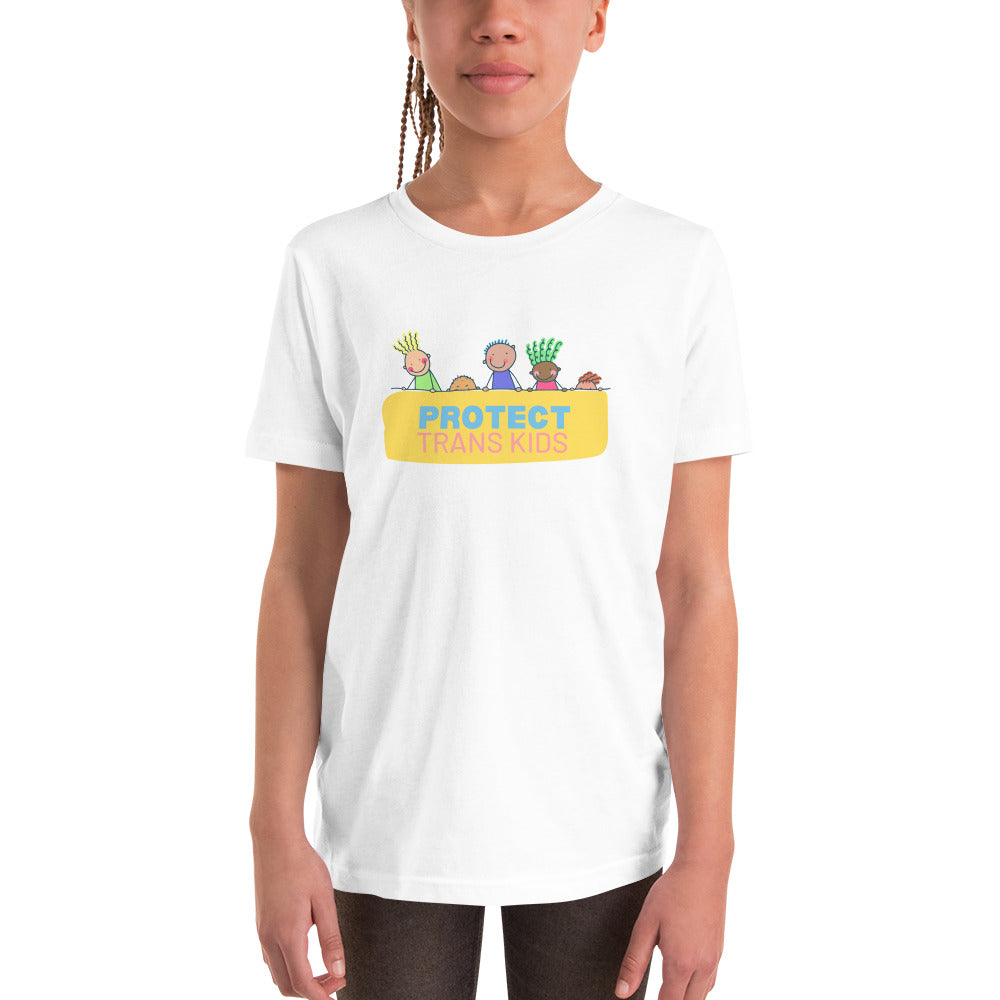 Protect Trans kids - Youth Short Sleeve T-Shirt