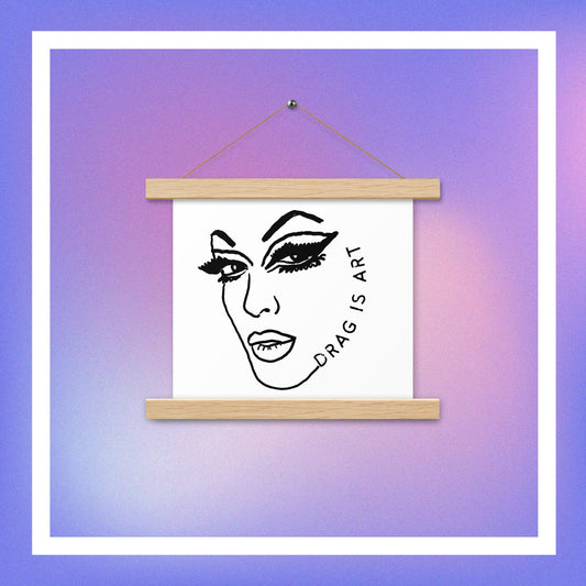 The Face - Hanging Wall Art I Drag is art. This is proof.