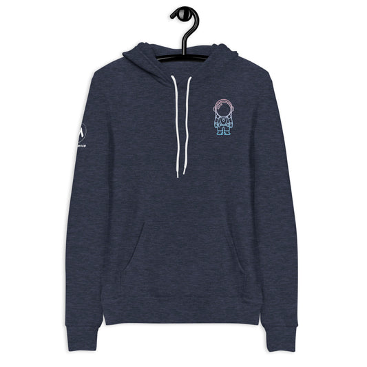 Trans-stronaut Hoodie I We're here, we're not going anywhere